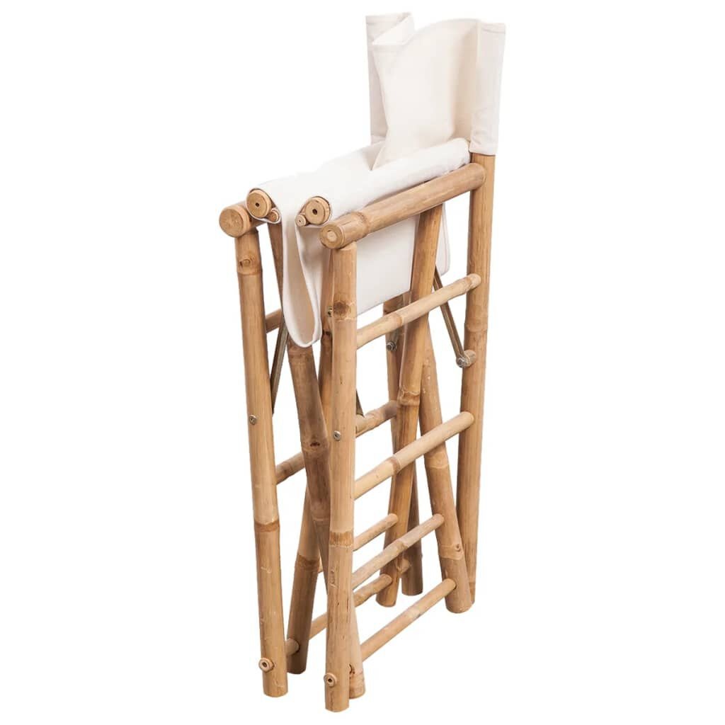 Regisseursstoelen (2 st) Bamboe/Canvas - 40% Korting!