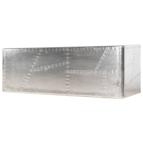 VidaXL Bureau Luchtvaartstijl Zilver - 40% Korting!