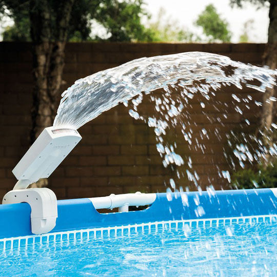INTEX Zwembadfontein LED - Wit - 40% Korting!