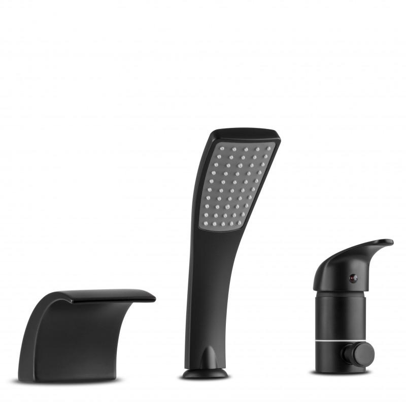 Waterval Badkraan Set Zwart - 40% Korting!
