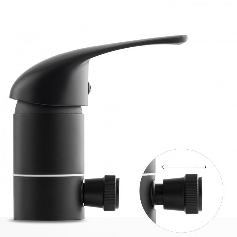 Waterval Badkraan Set Zwart - 40% Korting!