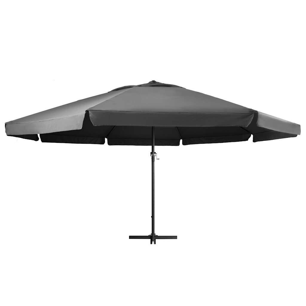 vidaXL Parasol 600cm Antraciet - 55% Korting! Krasjes