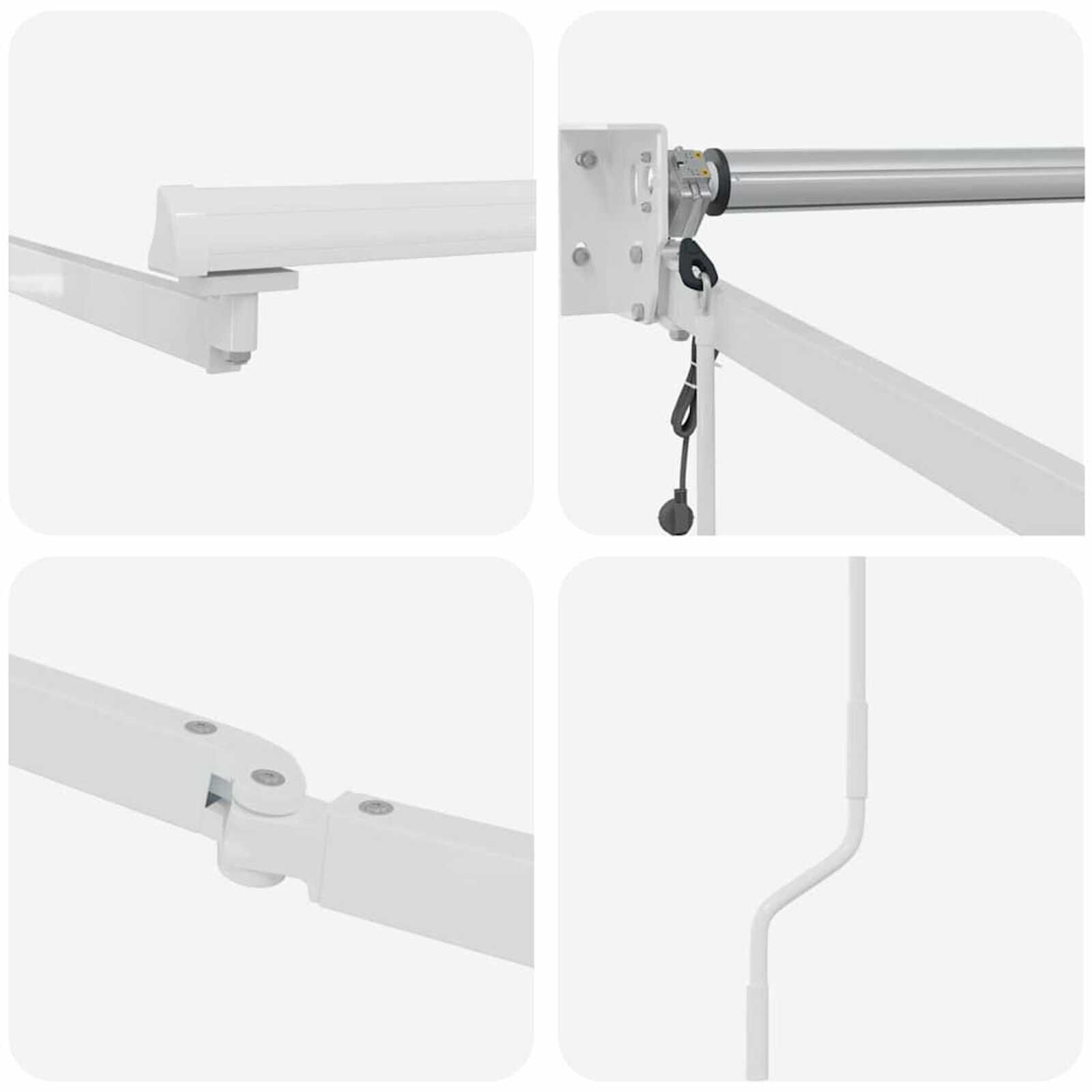 Markies Wit 3x2.5m Metaal - 55% Korting!