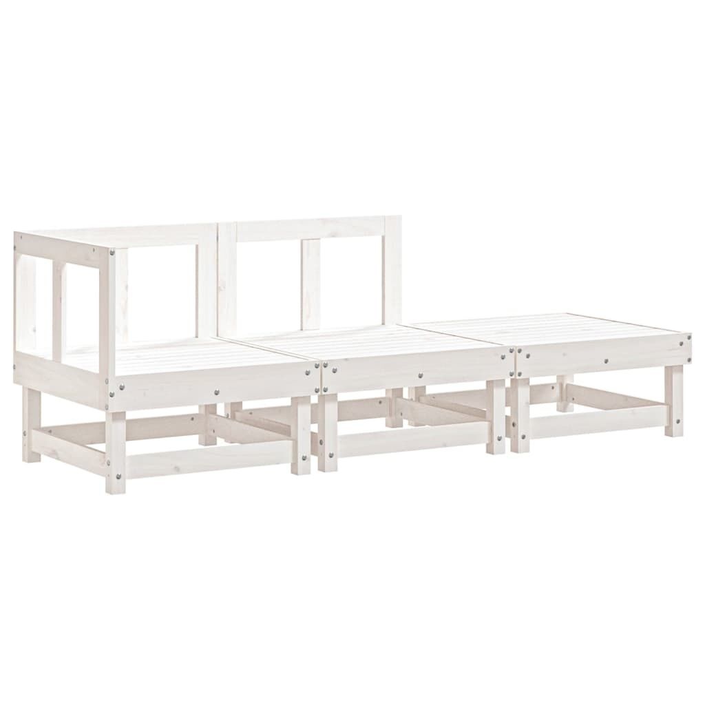 VidaXL Loungeset Grenenhout Wit - 64% Korting - Retourdeal!