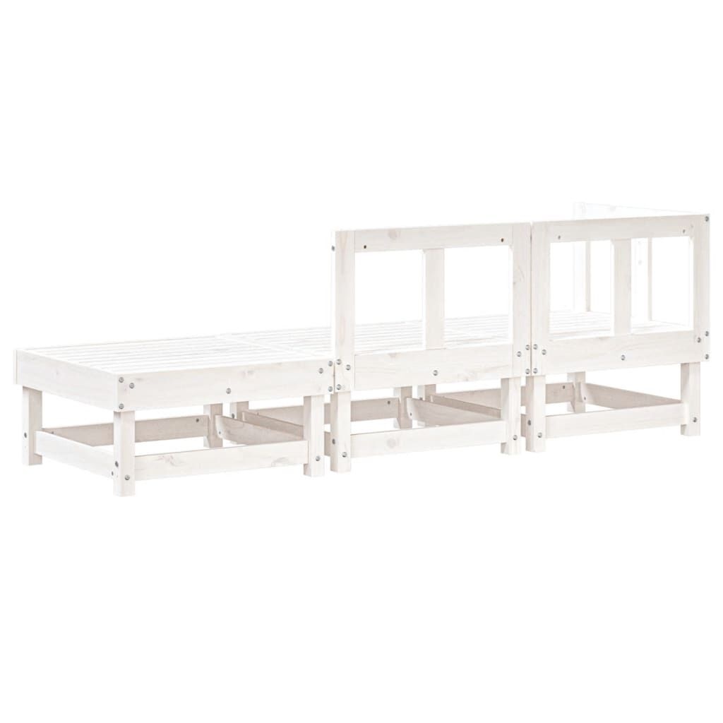 VidaXL Loungeset Grenenhout Wit - 64% Korting - Retourdeal!