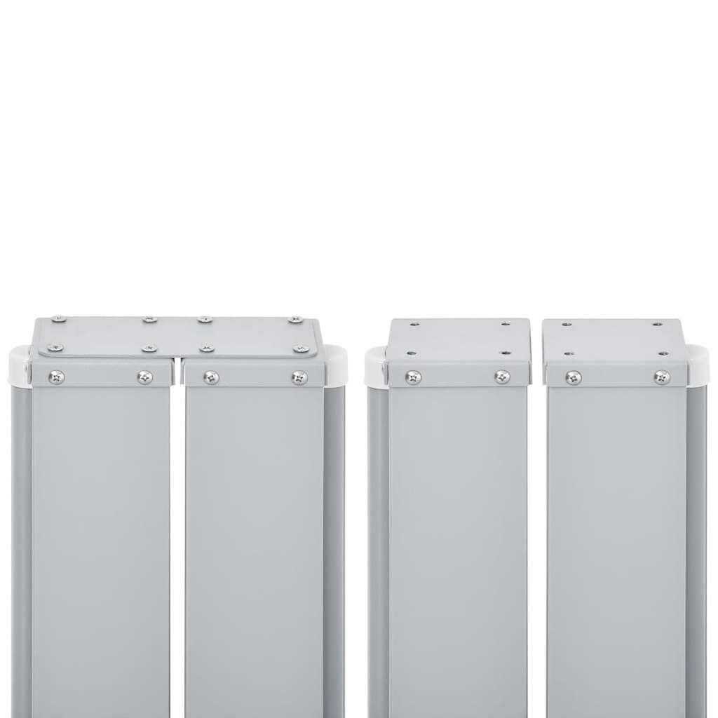 VidaXL Uittrekbaar Windscherm 140x600cm Antraciet -51%