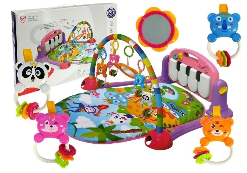 Babygym Speelmat met Piano Roze - 40% Korting!