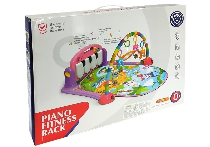 Babygym Speelmat met Piano Roze - 40% Korting!