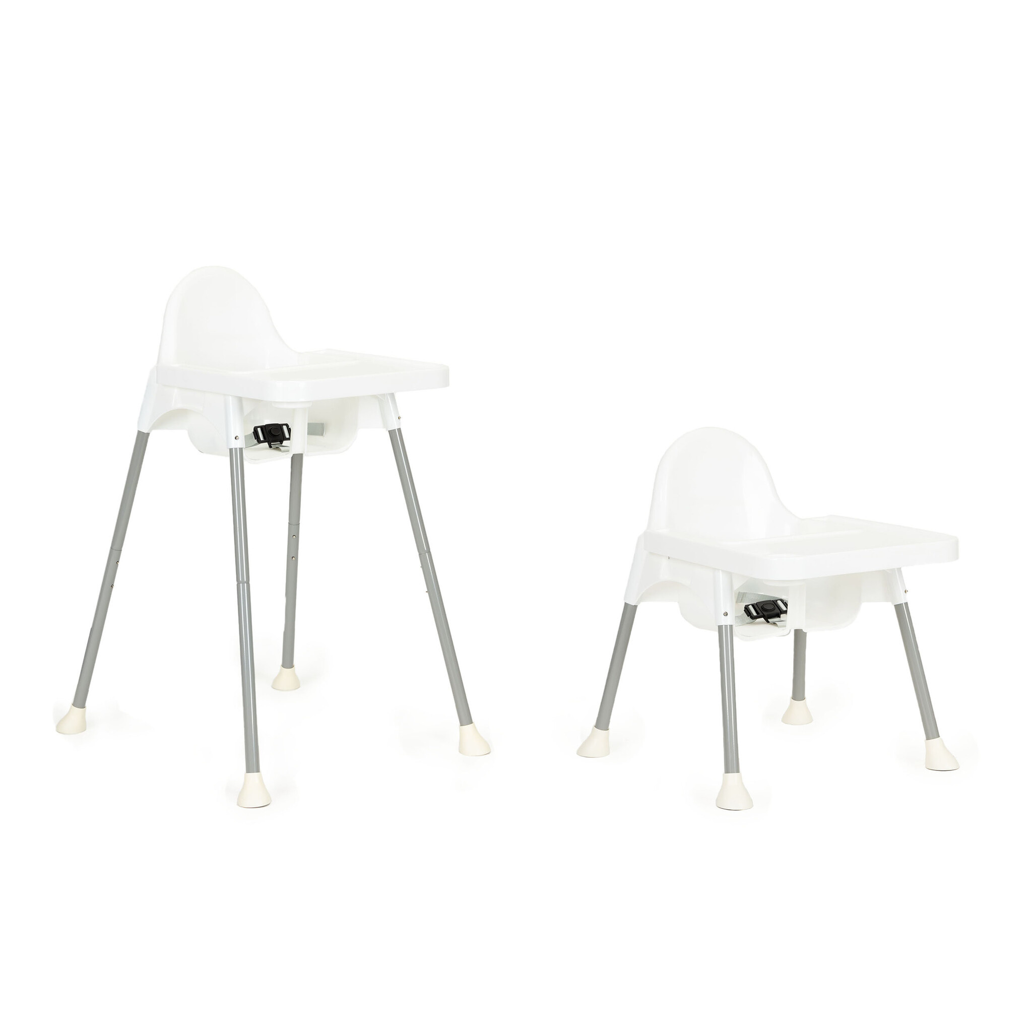 Kinderstoel Wit - Hoog/Laag - Nu 40% Korting!