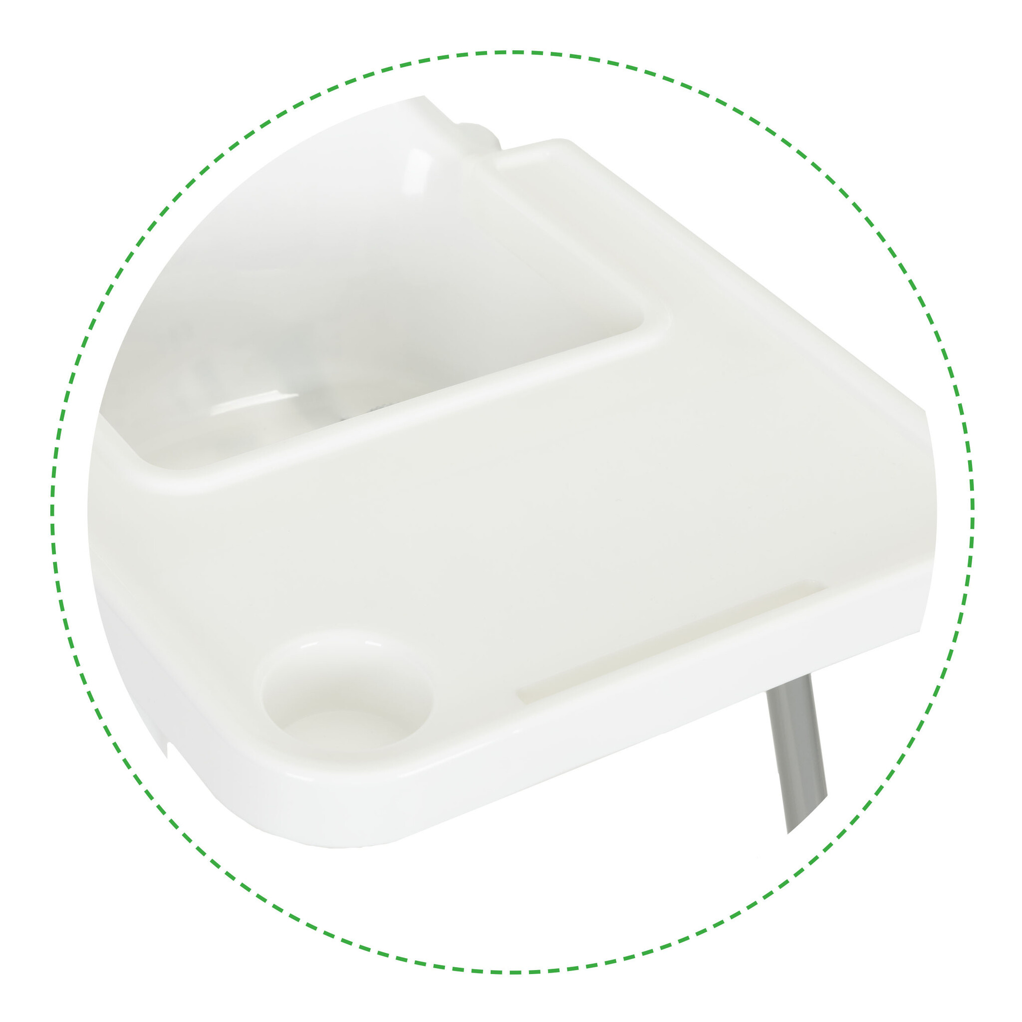 Kinderstoel Wit - Hoog/Laag - Nu 40% Korting!