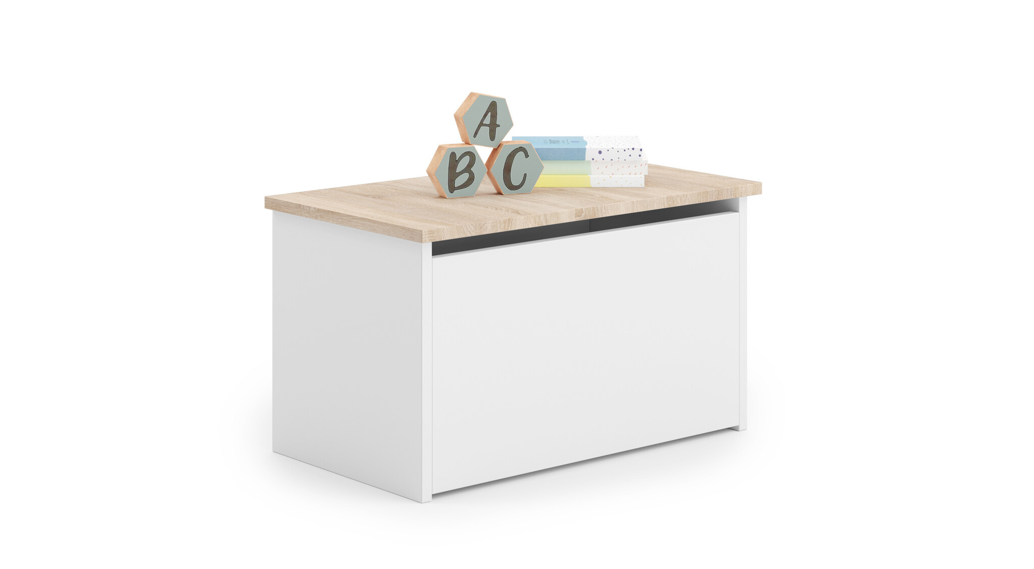 Speelgoedkist Daria Wit/Bruin - 40% Korting!