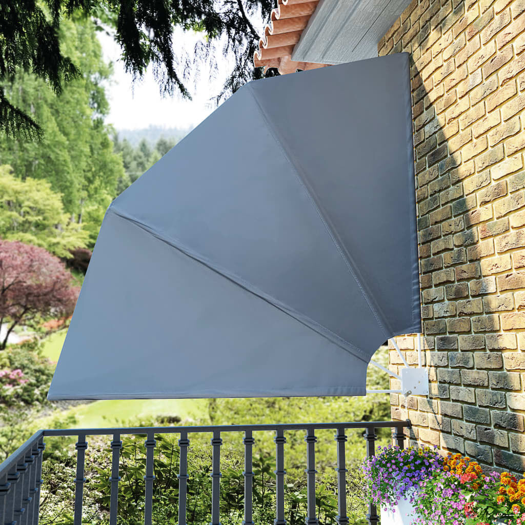 vidaXL Balkonscherm Grijs 210x210 - 64% Korting!