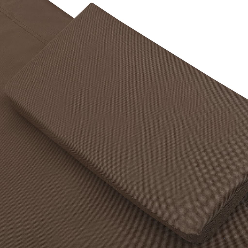 vidaXL Loungebed Bruin - 64% Korting! Relax in Stijl