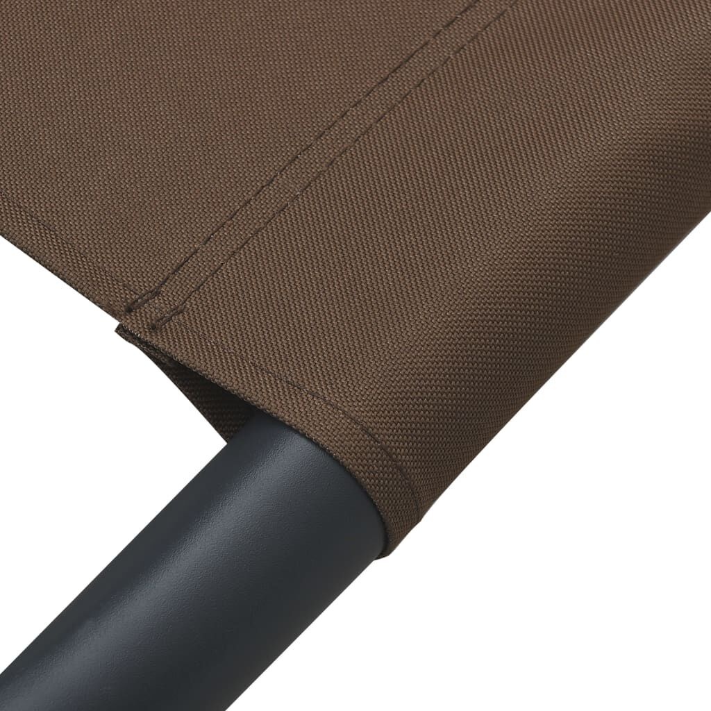 vidaXL Loungebed Bruin - 64% Korting! Relax in Stijl