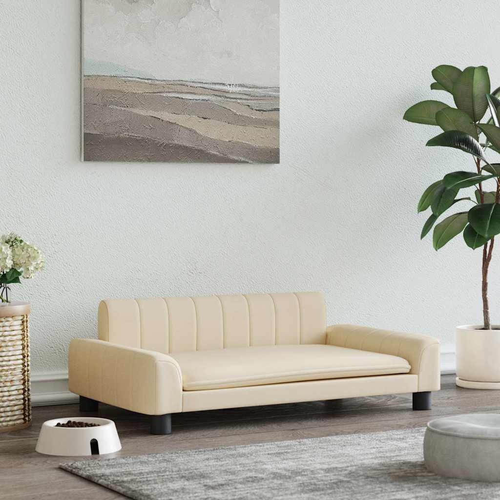 vidaXL Hondenmand Crème 90x53cm - 40% Korting!