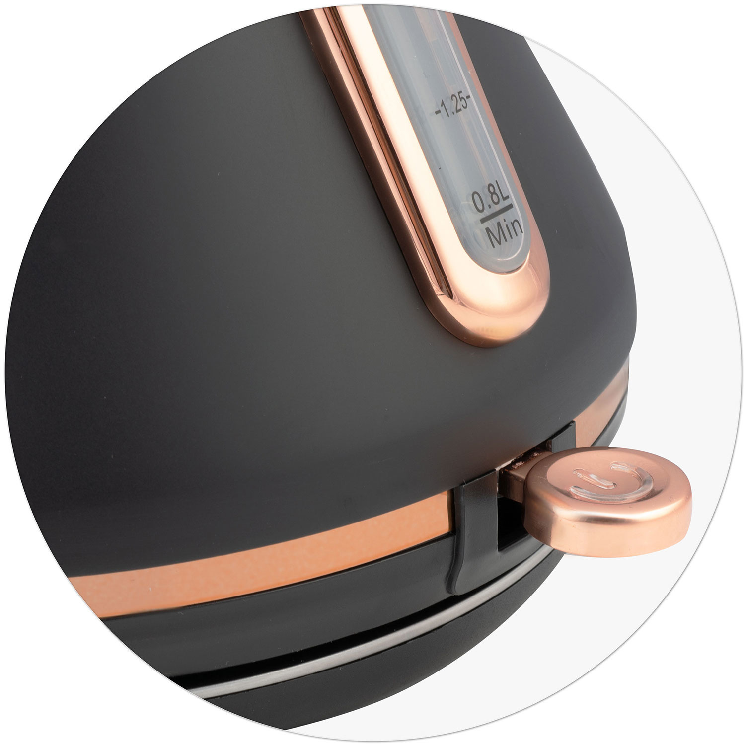 Retro Waterkoker Zwart - 1.7L - Temperatuurmeter - 40% Korting!