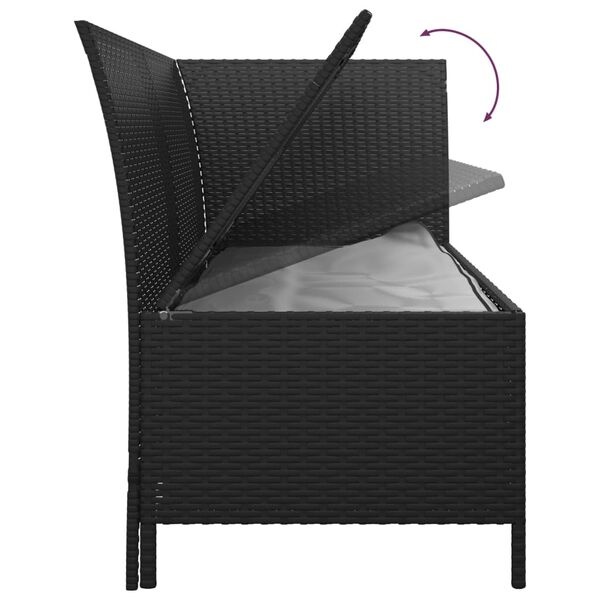 vidaXL Loungeset Zwart 3-delig met Kussens - 35% Korting!