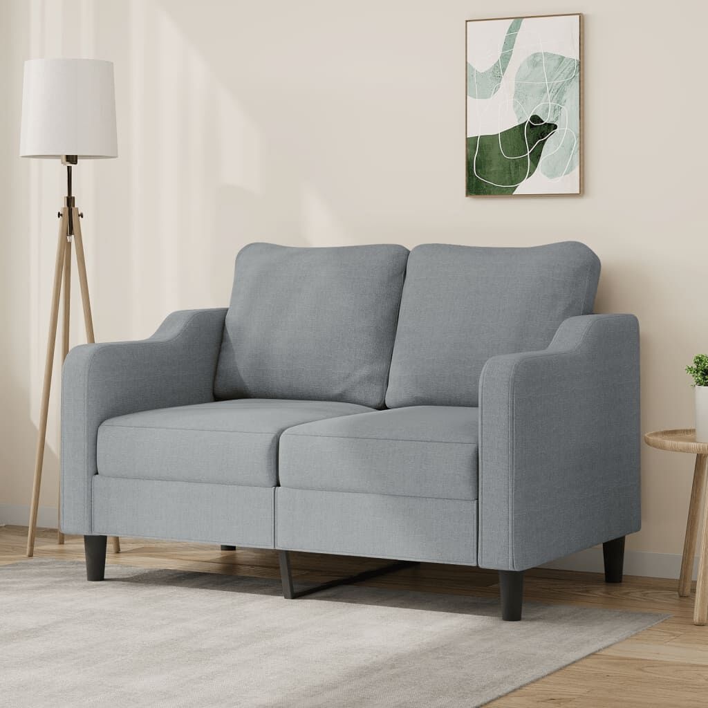 vidaXL Tweezitsbank Lichtgrijs - 40% Korting!