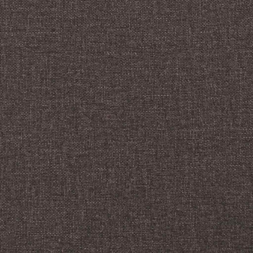 vidaXL Fauteuil Chesterfield-stijl stof donkerbruin