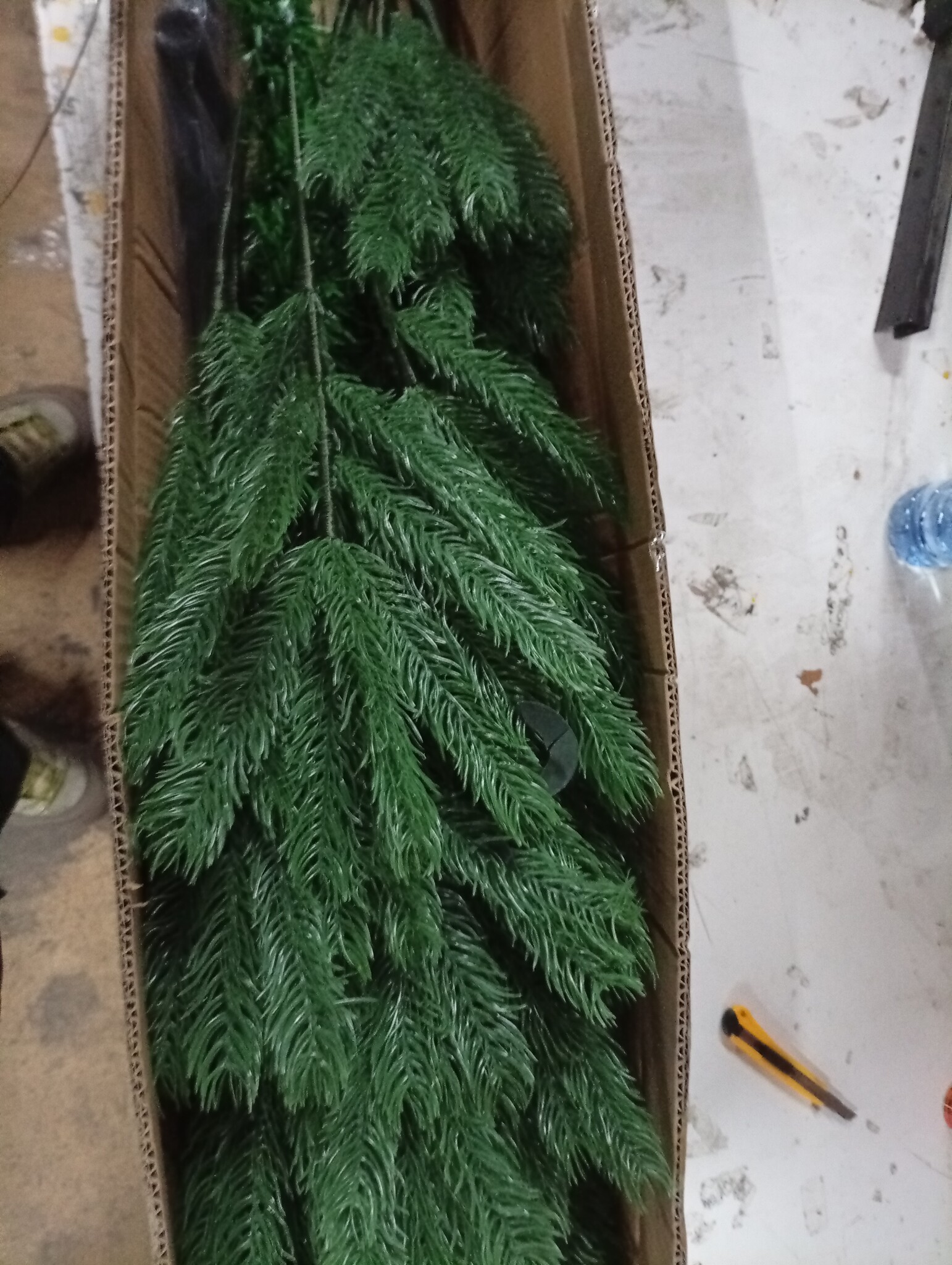 vidaXL Kunstkerstboom met levensechte naalden 150 cm groen