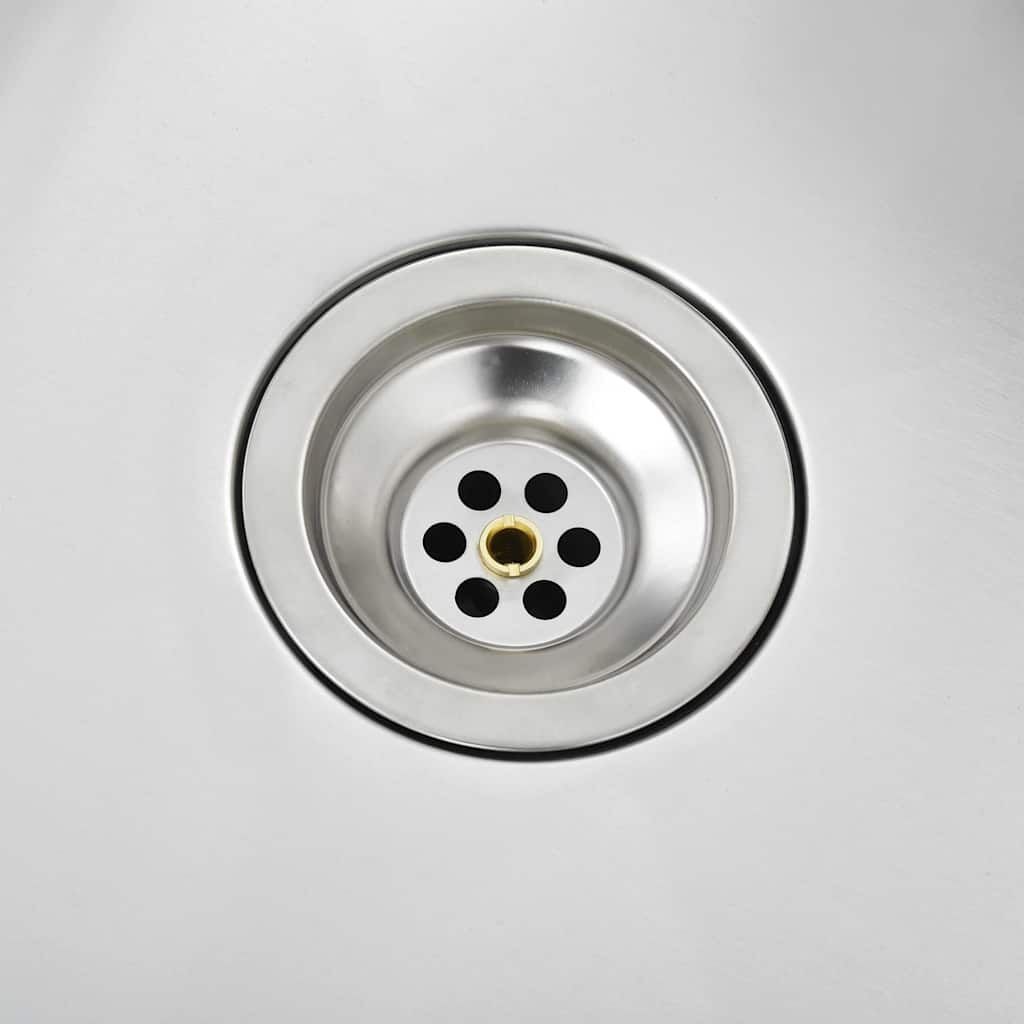 vidaXL Handgemaakte RVS Gootsteen - 40% Korting!