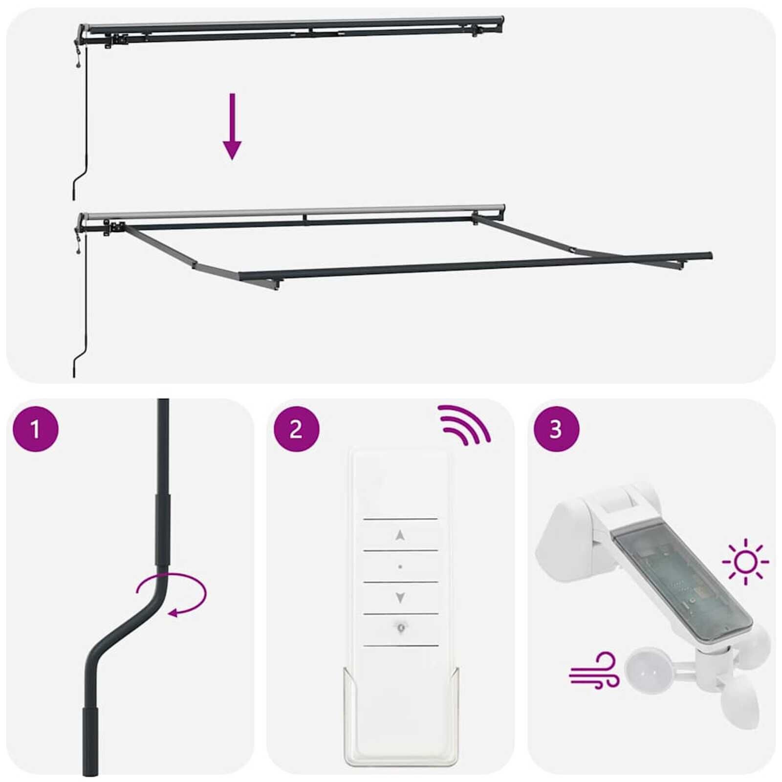 Markies Antraciet 3,5x2,5m - 40% Korting! Handmatig Metaal
