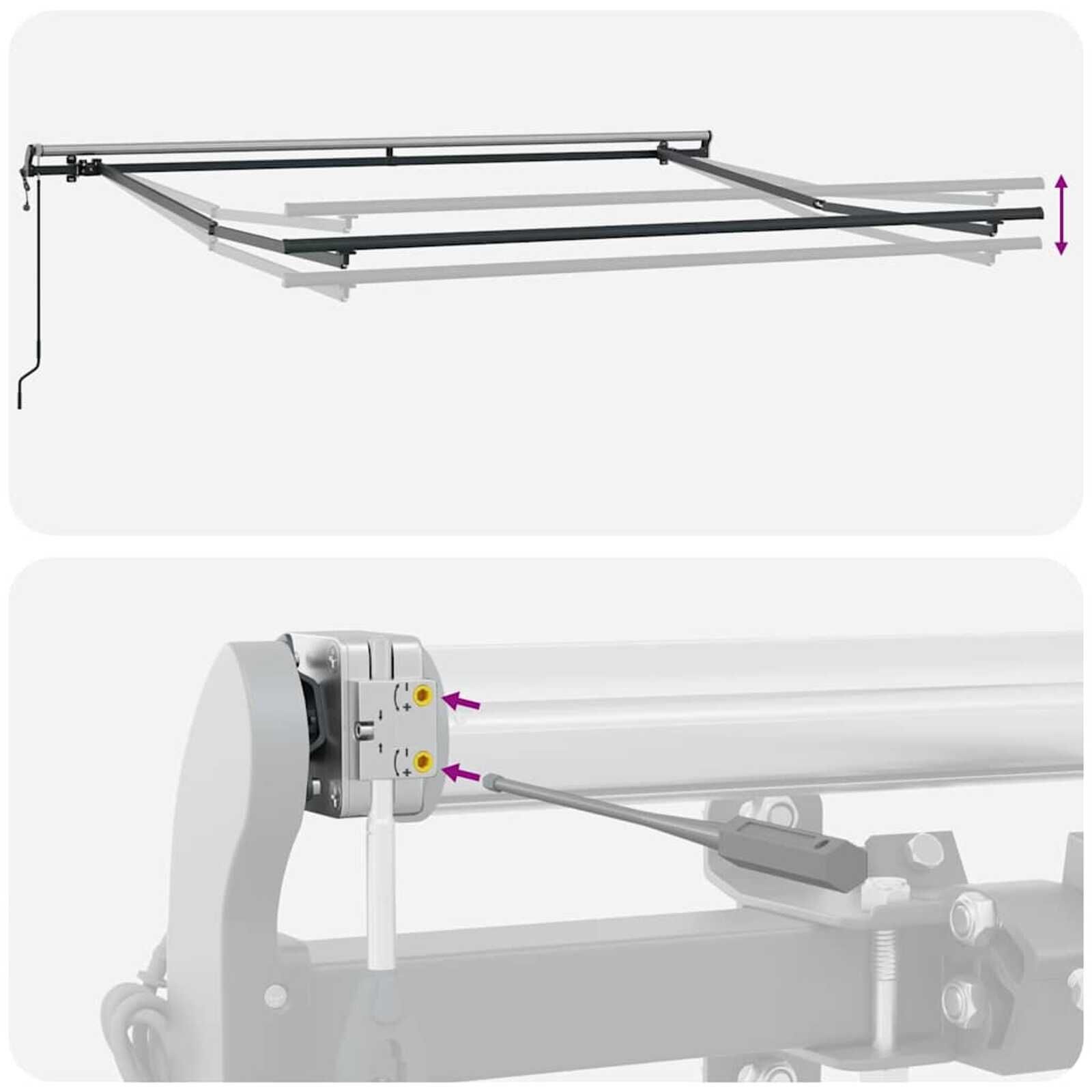 Markies Antraciet 3,5x2,5m - 40% Korting! Handmatig Metaal