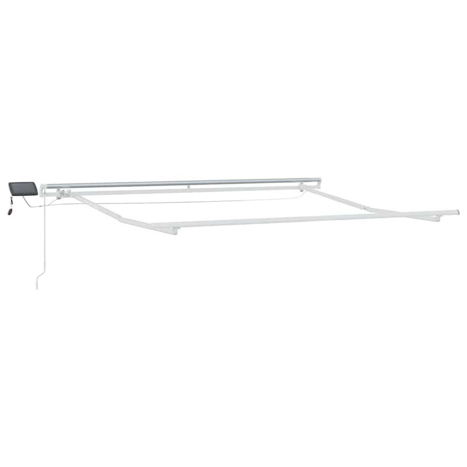 Markies met Handmatig Wit 3 x 2,5 m Metaal