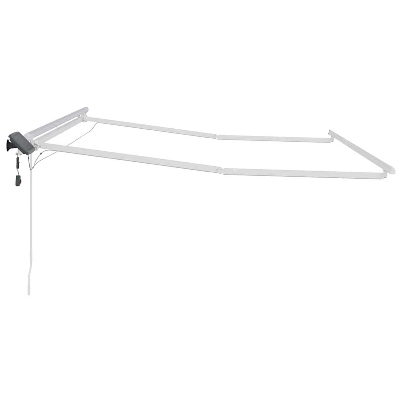 Markies met Handmatig Wit 3 x 2,5 m Metaal