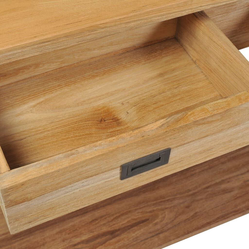 Wandtafel Massief Teakhout 120cm - 40% Korting!