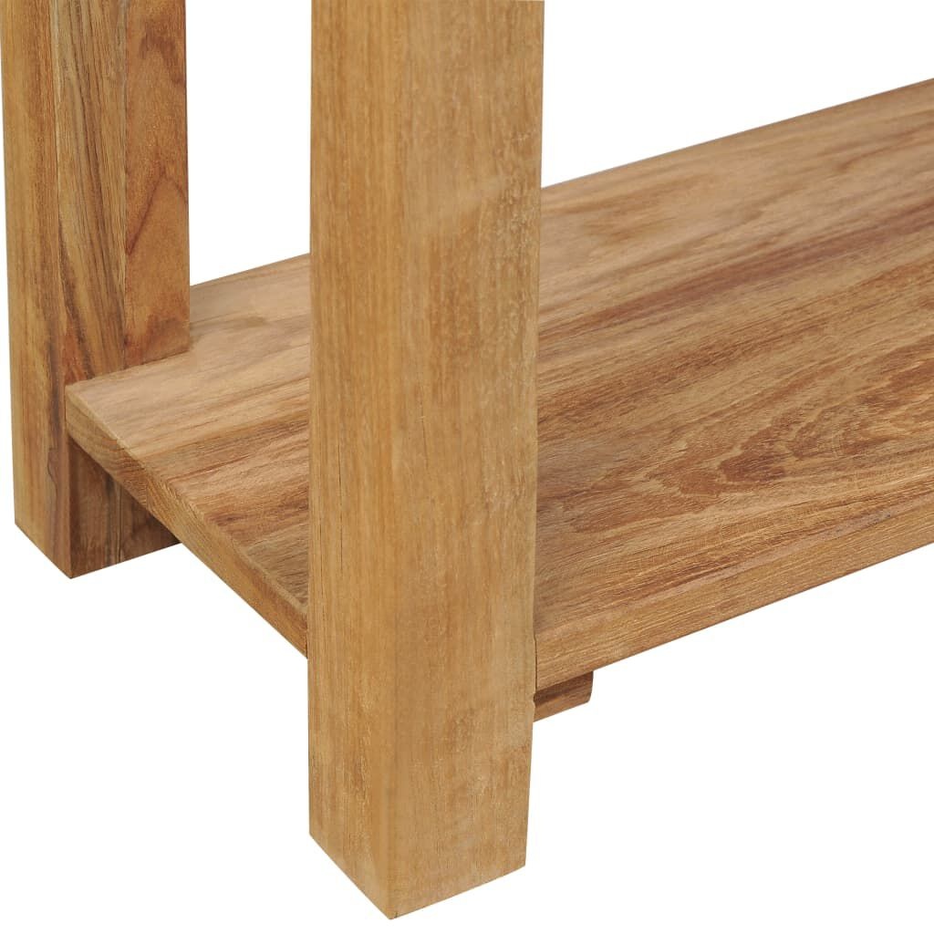 Wandtafel Massief Teakhout 120cm - 40% Korting!