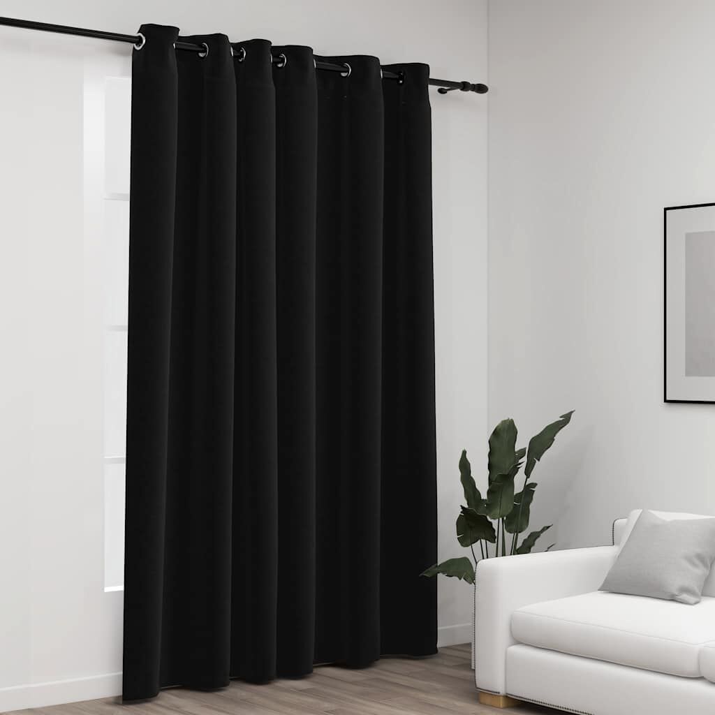 Antraciet Gordijn 290x245 cm - 65% Korting!