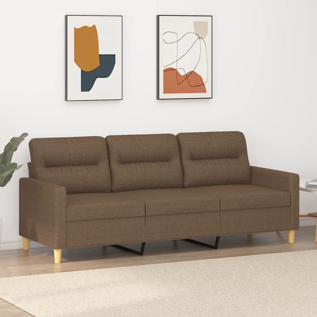 vidaXL Driezitsbank Bruin - 180cm - 40% Korting!