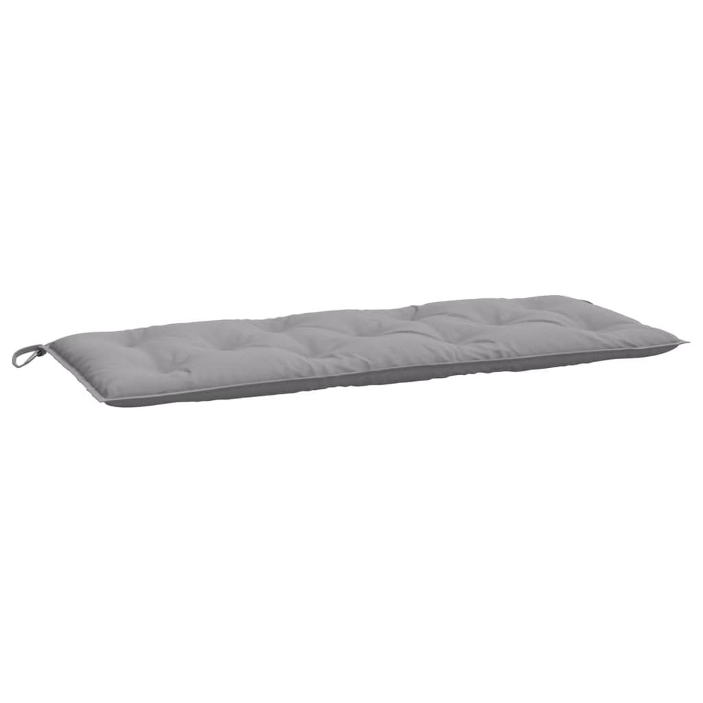 vidaXL Tuinbankkussens Grijs - Set van 2 - 120cm - 40% Korting!
