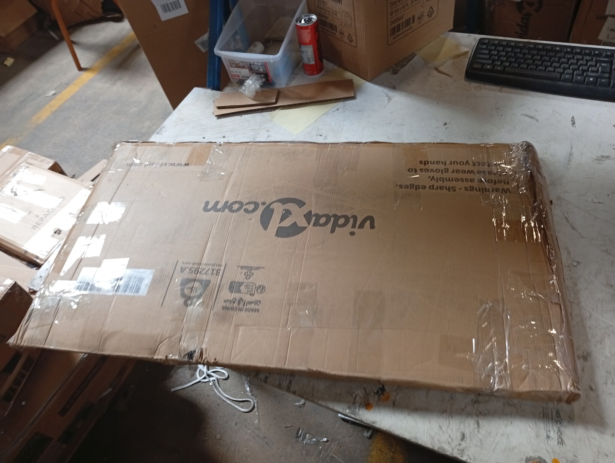 VidaXL Verhoogde Plantenbak 160cm Antraciet -60%! Krasjes