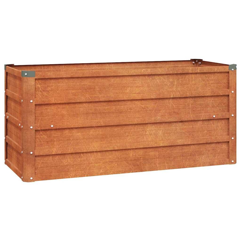 VidaXL Verhoogde Plantenbak Cortenstaal 100cm - 60% Korting!