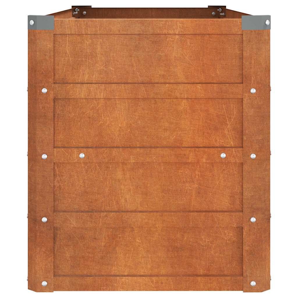 VidaXL Verhoogde Plantenbak Cortenstaal 100cm - 60% Korting!