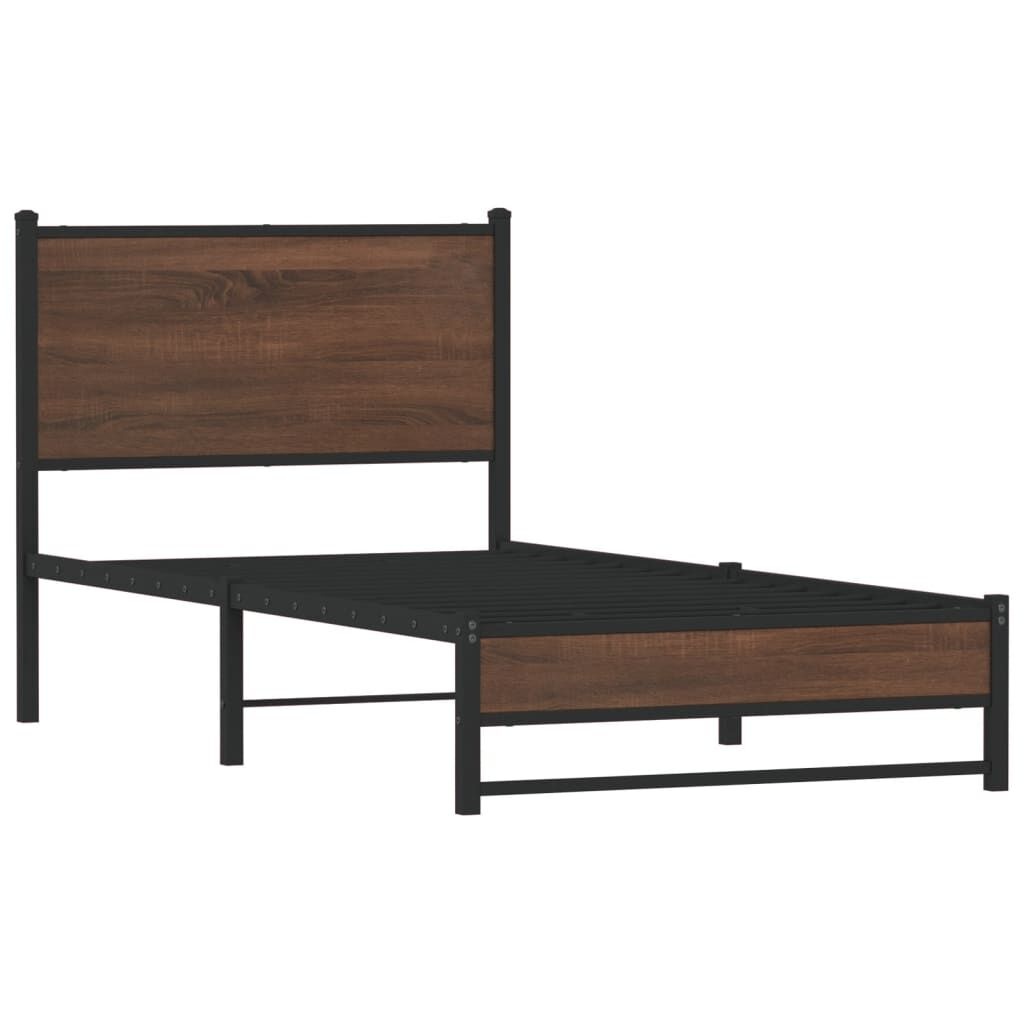 VidaXL Bedframe 80x200 Bruin Eiken - 40% Korting!