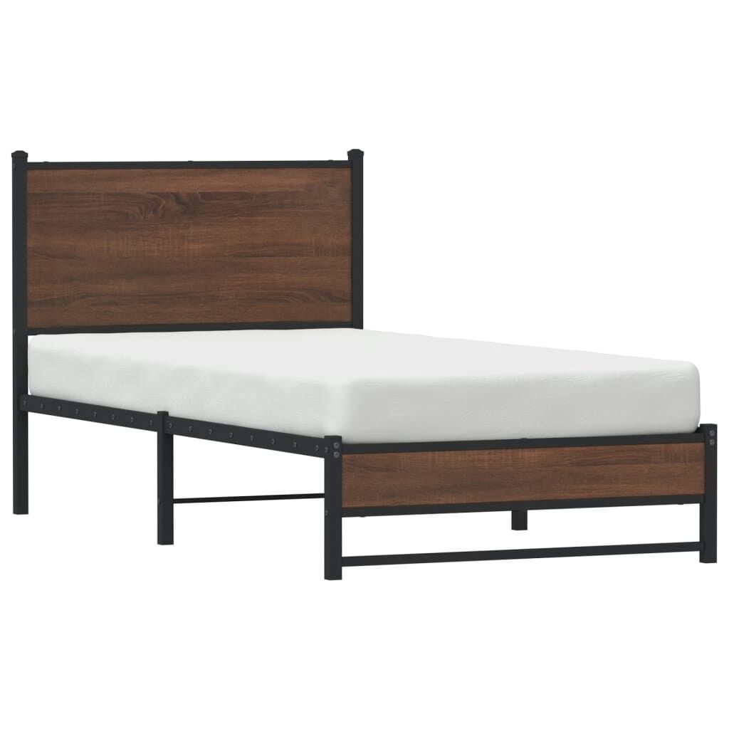 VidaXL Bedframe 80x200 Bruin Eiken - 40% Korting!
