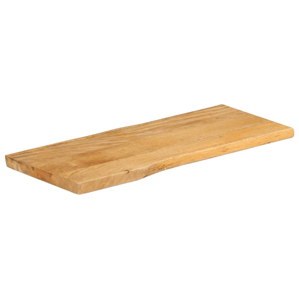 Massief Mango Tafelblad 100x40cm - Natuurlijke Rand - 55% Korting!
