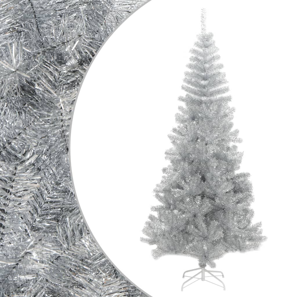 Kunstkerstboom Zilver 210cm - 40% Korting! (Zo Goed Als Nieuw)