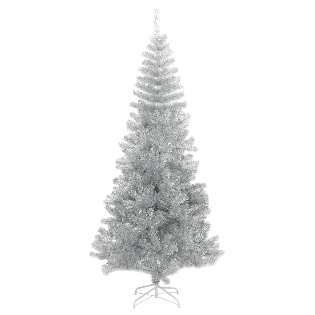 Kunstkerstboom Zilver 210cm - 40% Korting! (Zo Goed Als Nieuw)