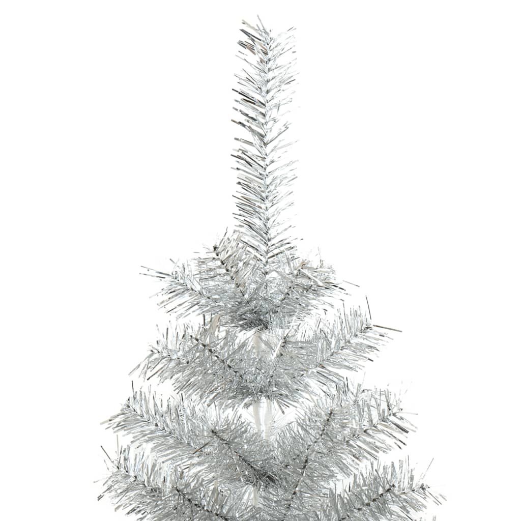 Kunstkerstboom Zilver 210cm - 40% Korting! (Zo Goed Als Nieuw)