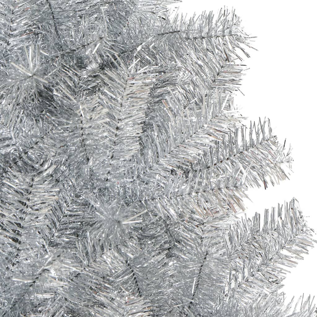 Kunstkerstboom Zilver 210cm - 40% Korting! (Zo Goed Als Nieuw)