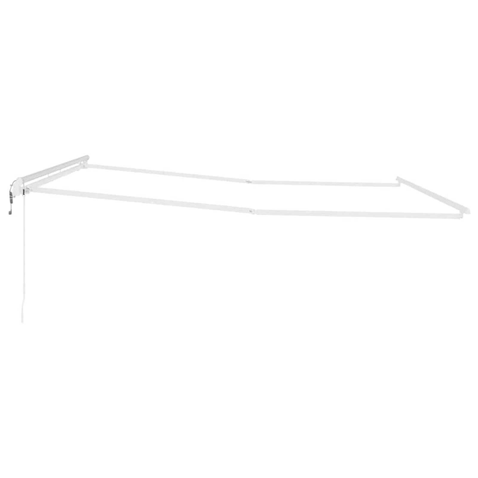 Markies Wit 4x3.5m (Metaal) - 55% Korting! Frame ZONDER Zeil