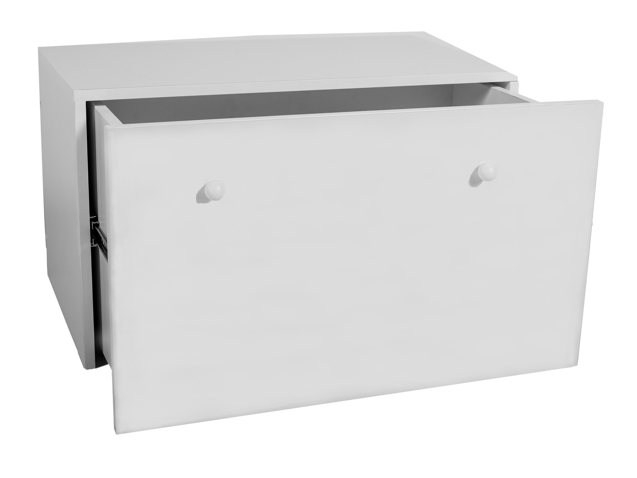 Witte Speelgoedkist m. Lade - 71cm - 40% Korting!