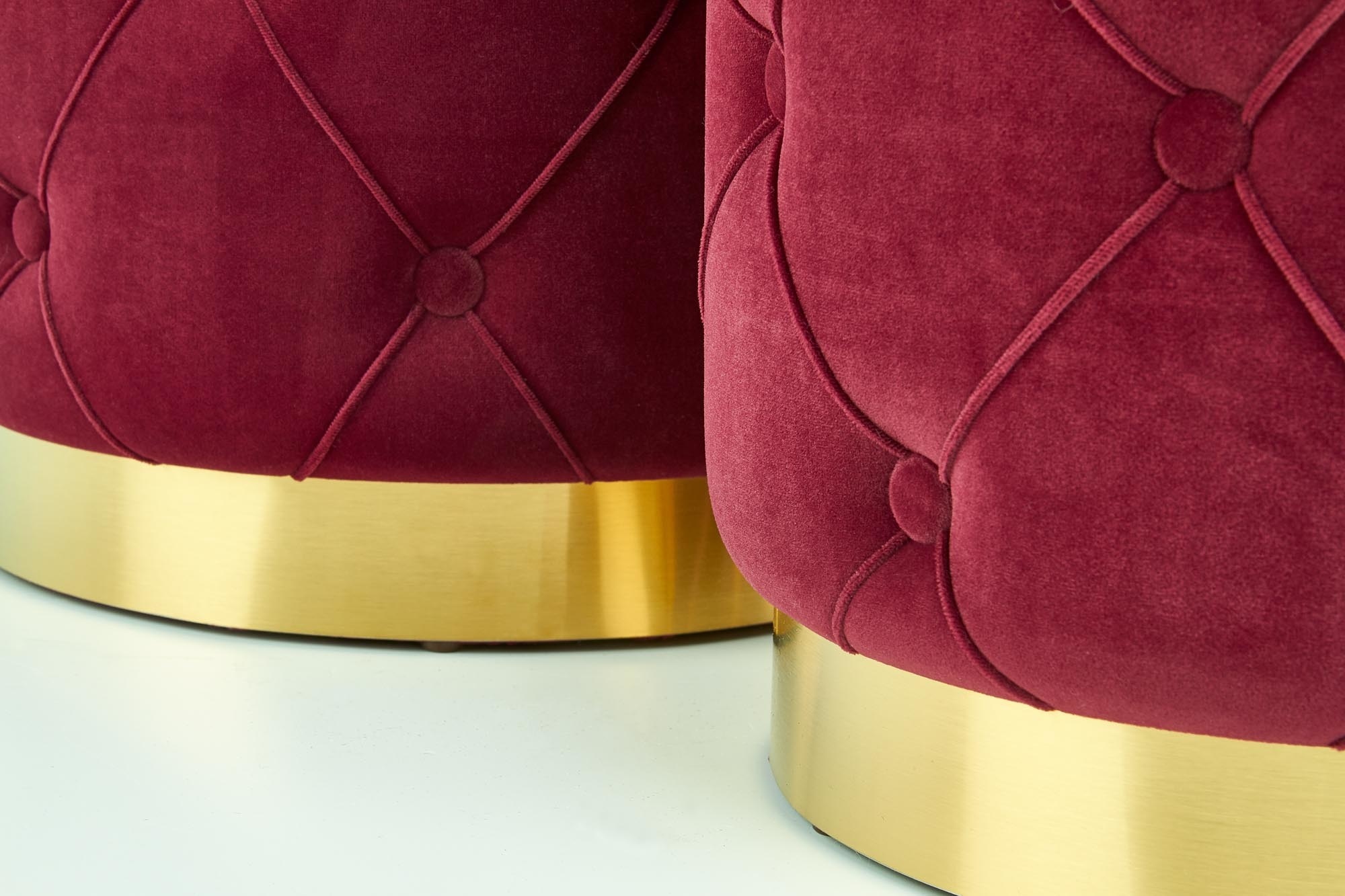 POLLY Poef Set Bordeaux - Opbergruimte - 40% Korting!