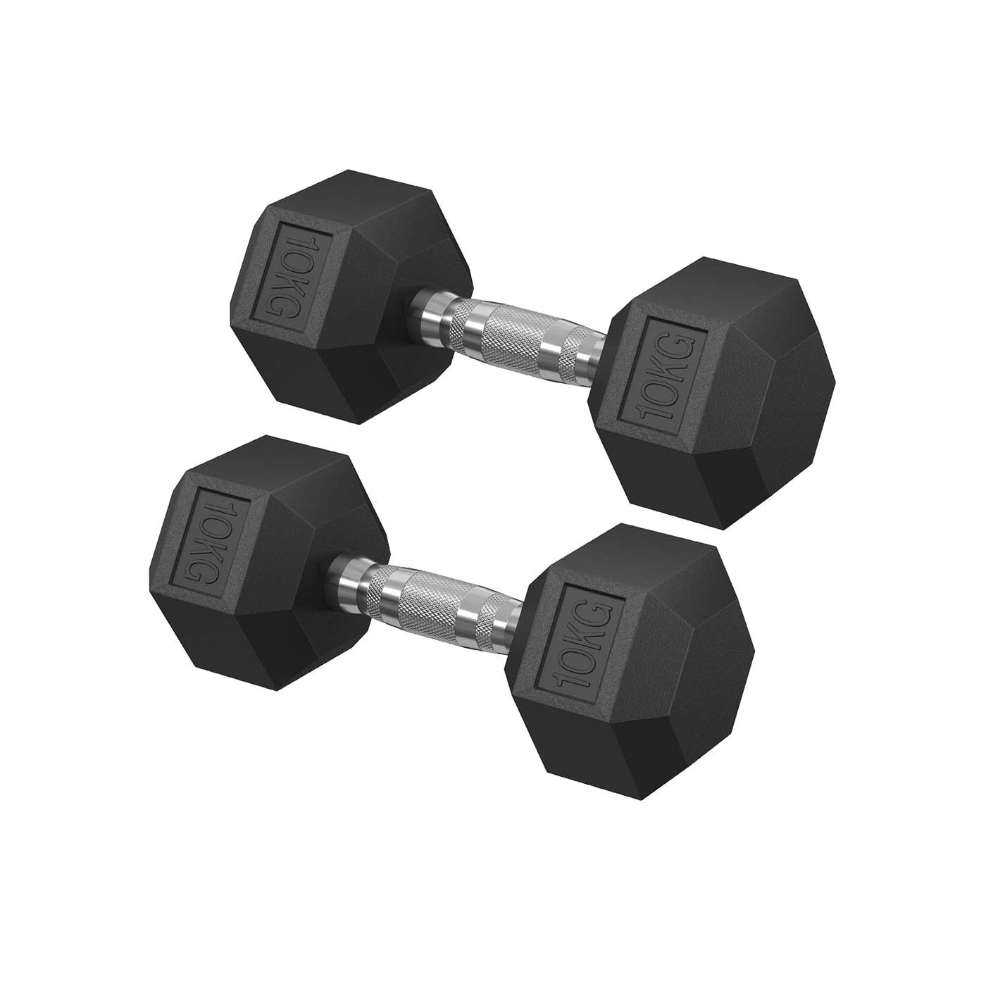 2x10kg Hexagon Dumbbells - 40% Korting! (Retourtje)