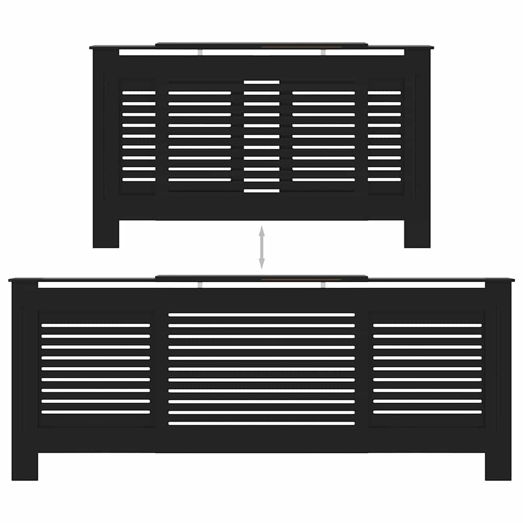 vidaXL Radiatorombouw Zwart 205cm - 40% Korting!