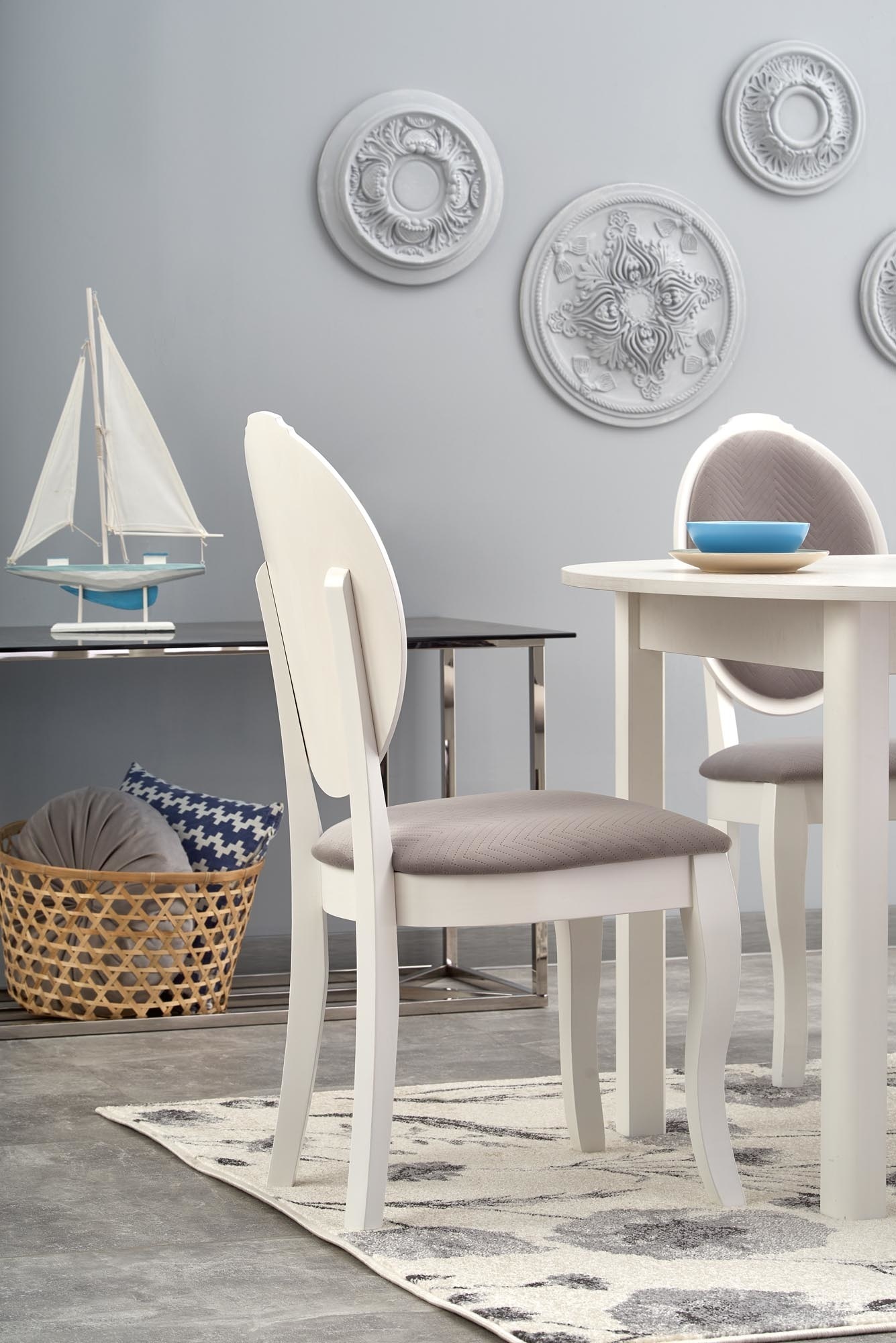 Uitschuifbare Eettafel RINGO - 6 pers. - Wit - 40% Korting!